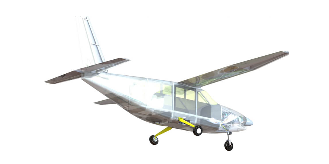Explorer Aircraft Model 500T Render