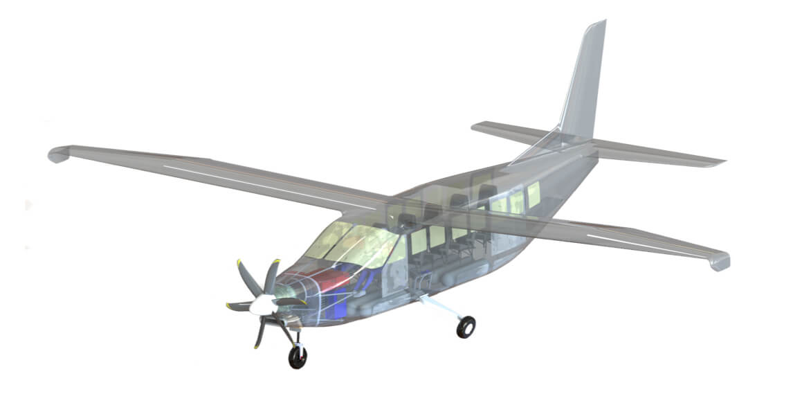 Explorer Aircraft Model 750T Render